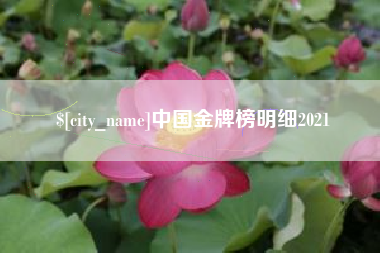 玉林中国金牌榜明细2021