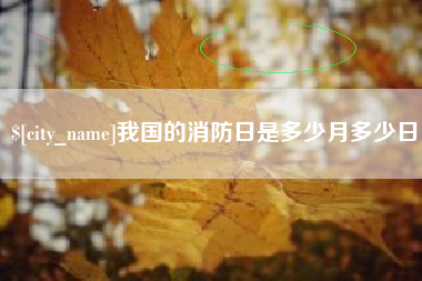 玉林我国的消防日是多少月多少日