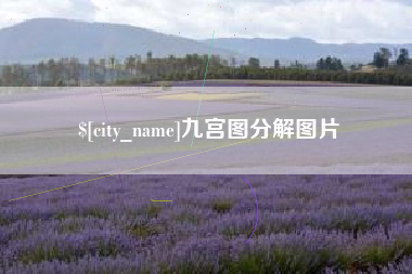 玉林九宫图分解图片