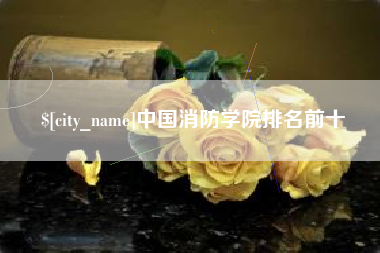 玉林中国消防学院排名前十
