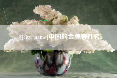 玉林中国的金牌有几名