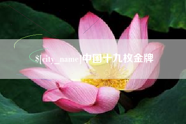 玉林中国十九枚金牌