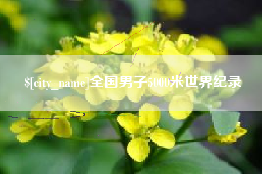 玉林全国男子5000米世界纪录