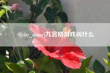 玉林九宫格游戏叫什么