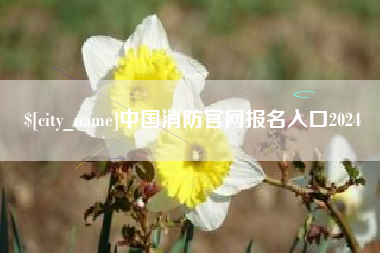 玉林中国消防官网报名入口2024