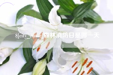玉林森林消防日是哪一天