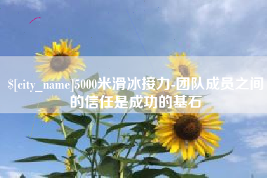 玉林5000米滑冰接力-团队成员之间的信任是成功的基石
