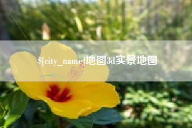 玉林地图3d实景地图
