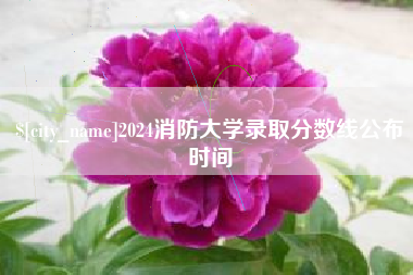 玉林2024消防大学录取分数线公布时间