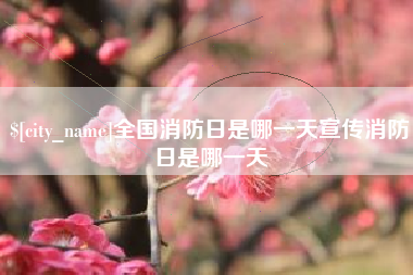 玉林全国消防日是哪一天宣传消防日是哪一天