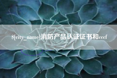 玉林消防产品认证证书和cccf