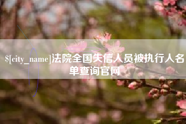 玉林法院全国失信人员被执行人名单查询官网