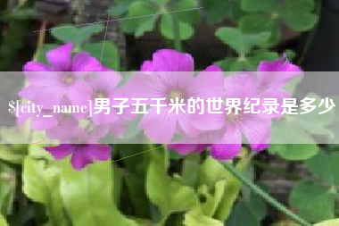 玉林男子五千米的世界纪录是多少