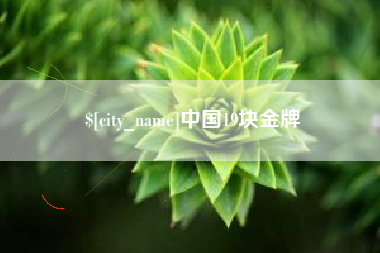 玉林中国19块金牌