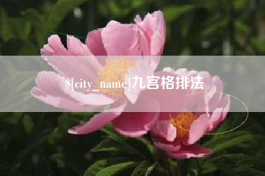 玉林九宫格排法
