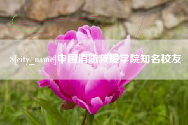 玉林中国消防救援学院知名校友