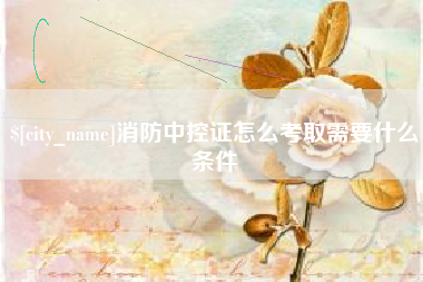 玉林消防中控证怎么考取需要什么条件