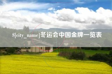玉林冬运会中国金牌一览表