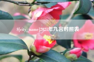 玉林2021年九宫对照表