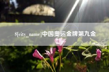 玉林中国奥运金牌第九金
