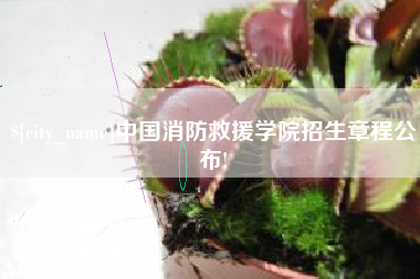 玉林中国消防救援学院招生章程公布!