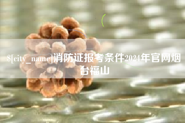 玉林消防证报考条件2024年官网烟台福山